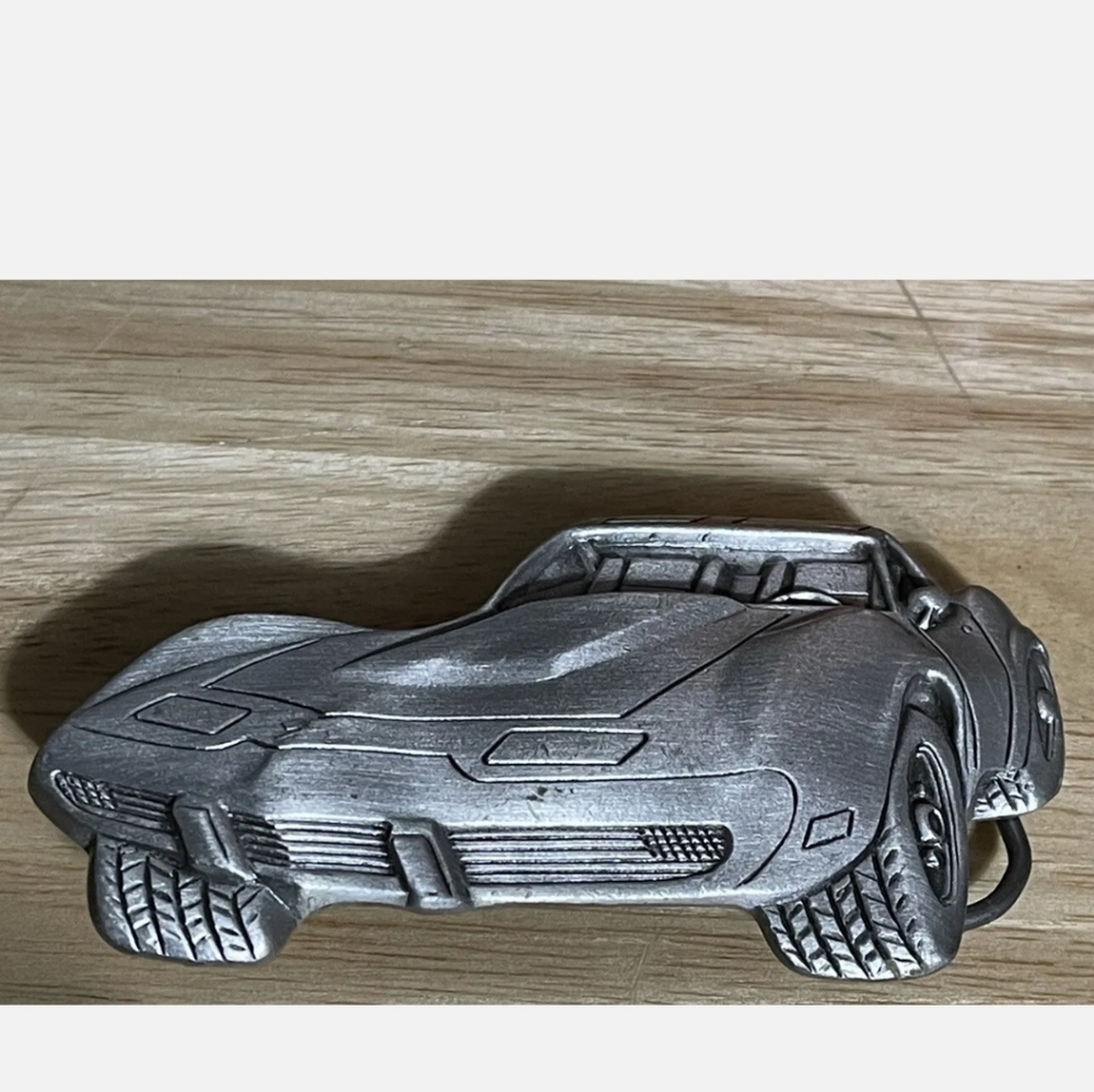 Vintage Chevrolet Corvette stingray sting ray belt buckle